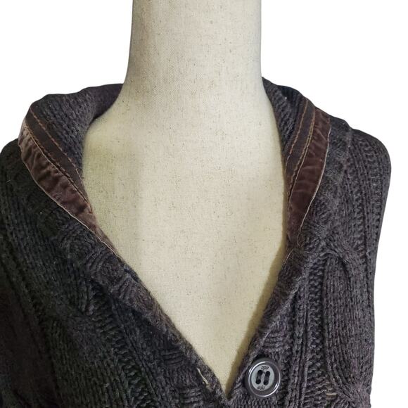 Y2k Cable-Knit Sweater EDC Long-Sleeved Slim Fit - Size Medium - Picture 5 of 8